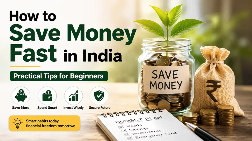 How to Save Money Fast in India practical budgeting and money saving tips for beginners